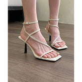 Stay Strappy Kitten Heels Ins Street